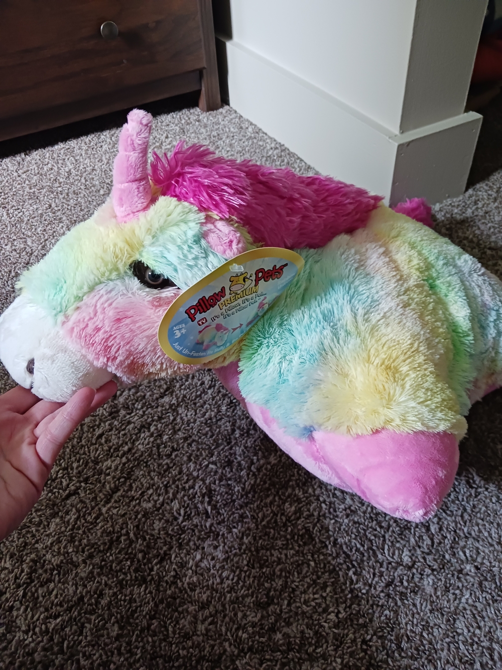 NWT Rainbow Unicorn Plush Pillow Pet